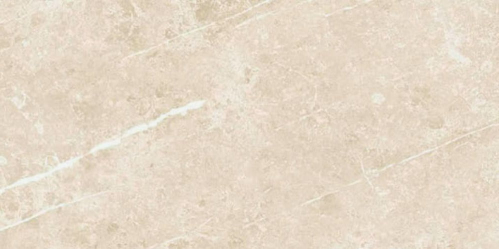 24 X 48 Dolomia Cream Luc Glossy Marble Look Porcelain Tile-PORCELAIN-Large Format-American Tile Depot