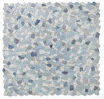 Drop Royal Sapphire Rubble Mosaic Wall Tile-Mixed Mosaic-American Tile Depot