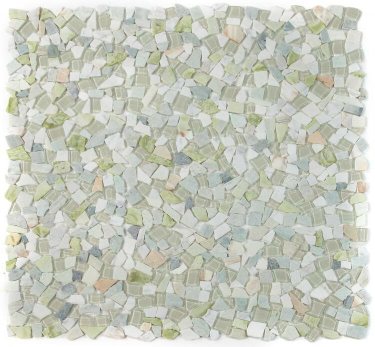 Drop Spring Pebble Mosaic Wall Tile-Mixed Mosaic-American Tile Depot