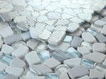 Sample of Drop Deep Ocean Rubble Mosaic Wall Tile-Sample-American Tile Depot