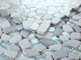 Drop Deep Ocean Rubble Mosaic Wall Tile