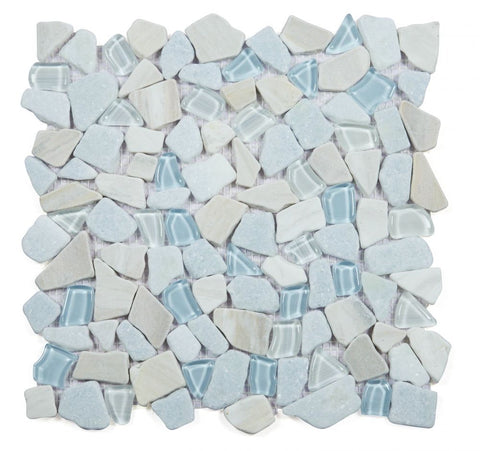 Drop Marina Rubble Mosaic Wall Tile