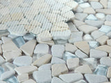 Drop Marina Rubble Mosaic Wall Tile