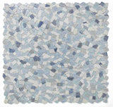 Drop Royal Sapphire Rubble Mosaic Wall Tile