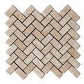 1x2 Herringbone Tumbled