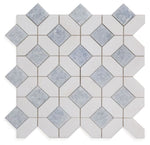 Luna Crystal Ocean Polished Octagon Marble Mosaic Tile-Marble Mosaic-American Tile Depot