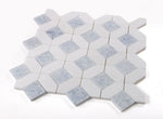 Luna Crystal Ocean Polished Octagon Marble Mosaic Tile-Marble Mosaic-American Tile Depot