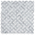 Luna Dusk Polished Octagon Marble Mosaic Tile-Marble Mosaic-American Tile Depot