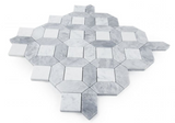 Luna Dusk Polished Octagon Marble Mosaic Tile-Marble Mosaic-American Tile Depot