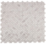 Luna Volakas White Polished Octagon Marble Mosaic Tile-Marble Mosaic-American Tile Depot