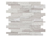 Precious Stone Egypt Grey Linear Marble Mosaic Wall Tile