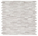 Sample of Precious Stone Egypt Grey Linear Marble Mosaic Wall Tile-Sample-American Tile Depot