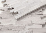 Precious Stone Egypt Grey Linear Marble Mosaic Wall Tile