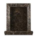 Emperador Dark Marble Hand-Made Custom Shampoo Niche / Shelf - LARGE - Polished-Accessories-American Tile Depot