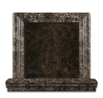 Emperador Dark Marble Hand-Made Custom Shampoo Niche / Shelf - SMALL - Polished-Accessories-American Tile Depot