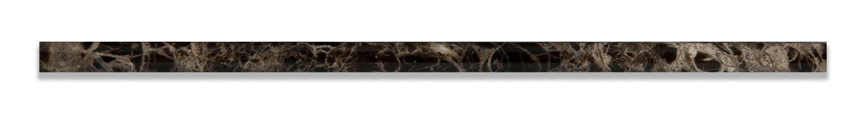 Emperador Dark Marble Polished 1/2 X 12 Pencil Liner-Marble Molding/Trim-American Tile Depot