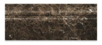 Emperador Dark Marble Polished Baseboard Trim Molding-Marble Molding/Trim-American Tile Depot