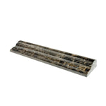 Emperador Dark Marble Polished F-5 Chair Rail / Crown Molding Trim-Marble Molding/Trim-American Tile Depot