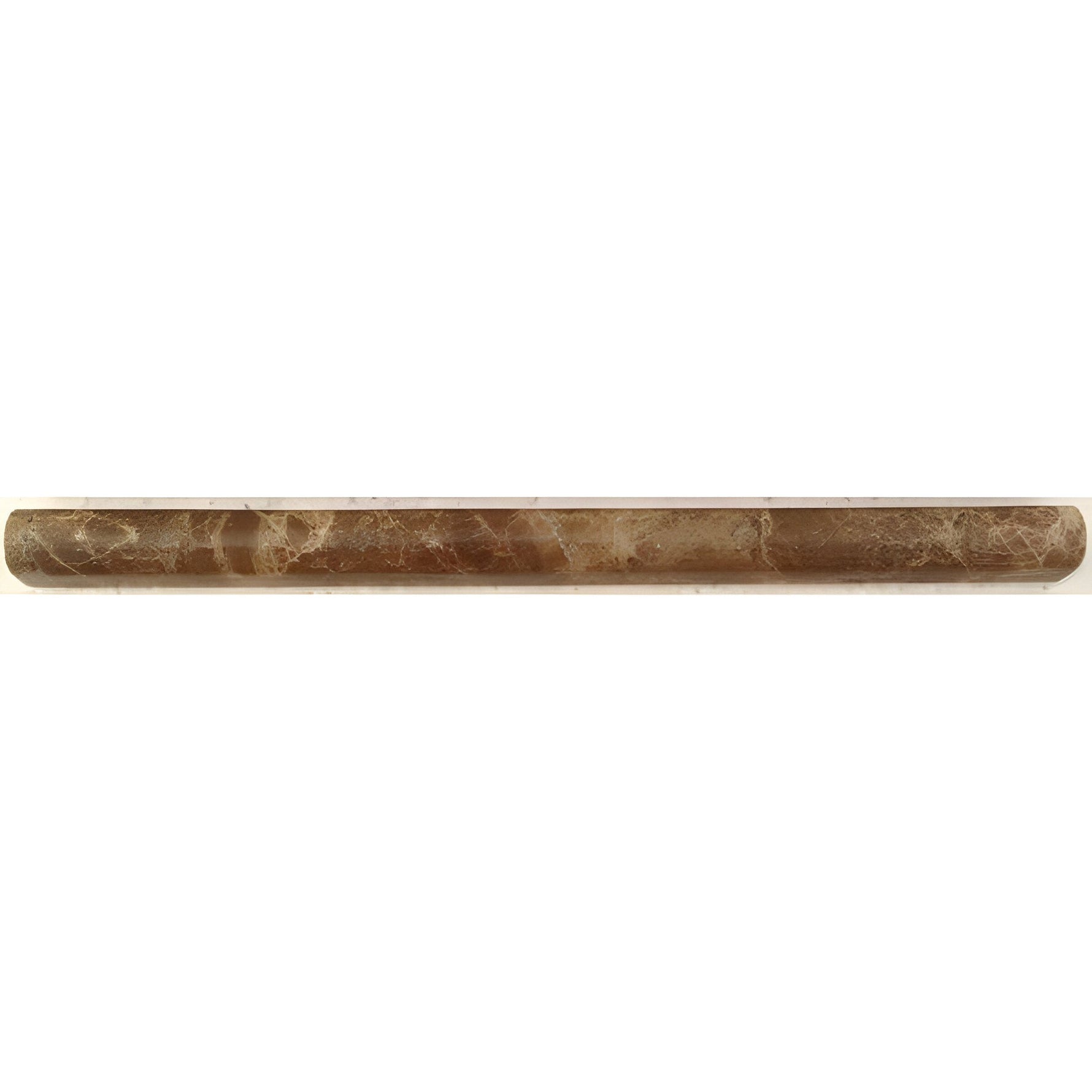 Emperador Light Marble Polished 1/2 X 12 Pencil Liner-Marble Molding/Trim-American Tile Depot