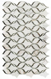 Fame Mirror Calacatta Polished Twirl Mosaic Wall Tile