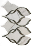 Fame Mirror Calacatta Polished Twirl Mosaic Wall Tile