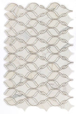 Fame Pearl Calacatta Twirl Mosaic Wall Tile-Mixed Mosaic-American Tile Depot