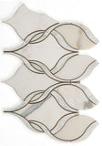 Fame Pearl Calacatta Twirl Mosaic Wall Tile