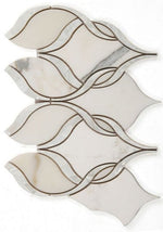 Fame Pearl Calacatta Twirl Mosaic Wall Tile-Mixed Mosaic-American Tile Depot