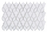 Fame Pearl Snow Twirl Mosaic Wall Tile