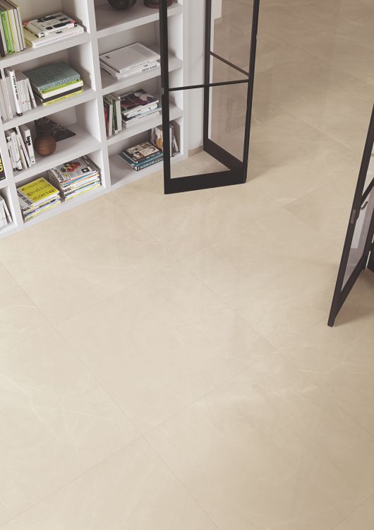 24 X 48 Gemme Breccia Sabbia Lux Polished Marble Look Porcelain Tile-PORCELAIN-Large Format-American Tile Depot