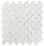 Grace Precious Bianco Arabesque Waterjet Mosaic Wall Tile-Marble Mosaic-American Tile Depot