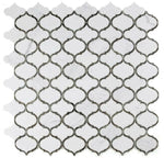 Grace Precious Mirror Arabesque Waterjet Mosaic Wall Tile-Mixed Mosaic-American Tile Depot