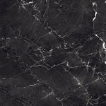 24 X 24 Grigio Black Polished Marble Look Porcelain Tile-Porcelain Tile Large Formate-American Tile Depot