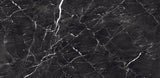 24 X 48 Grigio Black Polished Marble Look Porcelain Tile