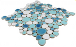 Venus Noon Jewel Iris Pebble Porcelain Mosaic Tile-Porcelain Mosaic-American Tile Depot