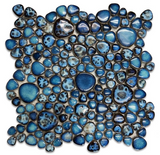 Venus Night Lake Pebble Porcelain Mosaic Tile