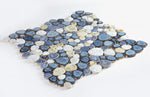 Venus Night Ocean Pebble Porcelain Mosaic Tile-Porcelain Mosaic-American Tile Depot