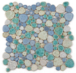 Venus Noon Sea Pebble Porcelain Mosaic Tile-Porcelain Mosaic-American Tile Depot