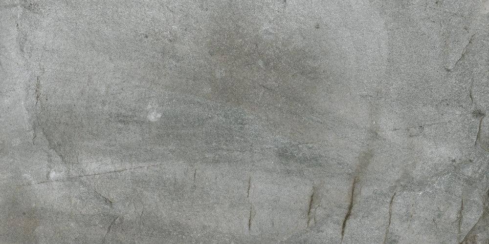 Sample of 16 X 32 HCL Climb Gray Matte Travertine Look Porcelain Tile-Sample-American Tile Depot