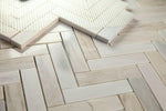 Herringbone Eurasian Polished Marble Mosaic Tile-Marble Mosaic-American Tile Depot