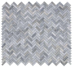 Herringbone Italian Grey Honed Marble Mosaic Tile-Marble Mosaic-American Tile Depot