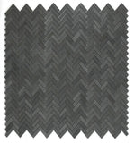 Herringbone Basalt Marble Mosaic Tile