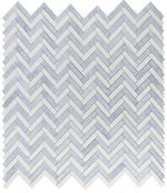 Herringbone Crystal Ocean Polished Marble Mosaic Tile-Marble Mosaic-American Tile Depot