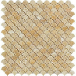 Honey Onyx Polished Fan Mosaic Tile-Onyx Mosaic-American Tile Depot