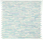 Horizon Sunrise Crystal Ocean Linear Mosaic Wall Tile-Mixed Mosaic-American Tile Depot