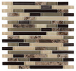 Horizon Sunset City Linear Mosaic Wall Tile-Mixed Mosaic-American Tile Depot