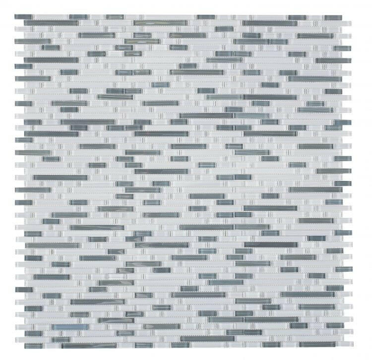 Horizon Sunset Grey Linear Glass Mosaic Wall Tile-Glass Mosaic-American Tile Depot