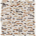 Horizon Sunset Helios Linear Mosaic Wall Tile-Mixed Mosaic-American Tile Depot