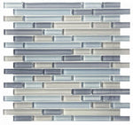 Horizon Sunset Poseidon Linear Glass Mosaic Wall Tile-Glass Mosaic-American Tile Depot