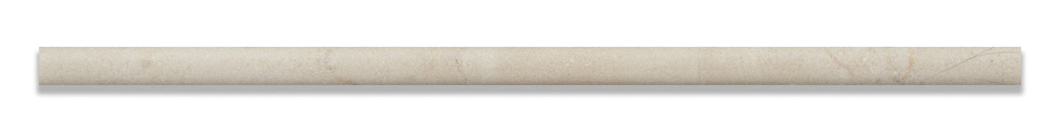 Crema Marfil Marble Polished 1/2 X 12 Pencil Liner